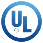 This icon features the UL logo in blue, symbolizing quality and excellence in indoor air standards.