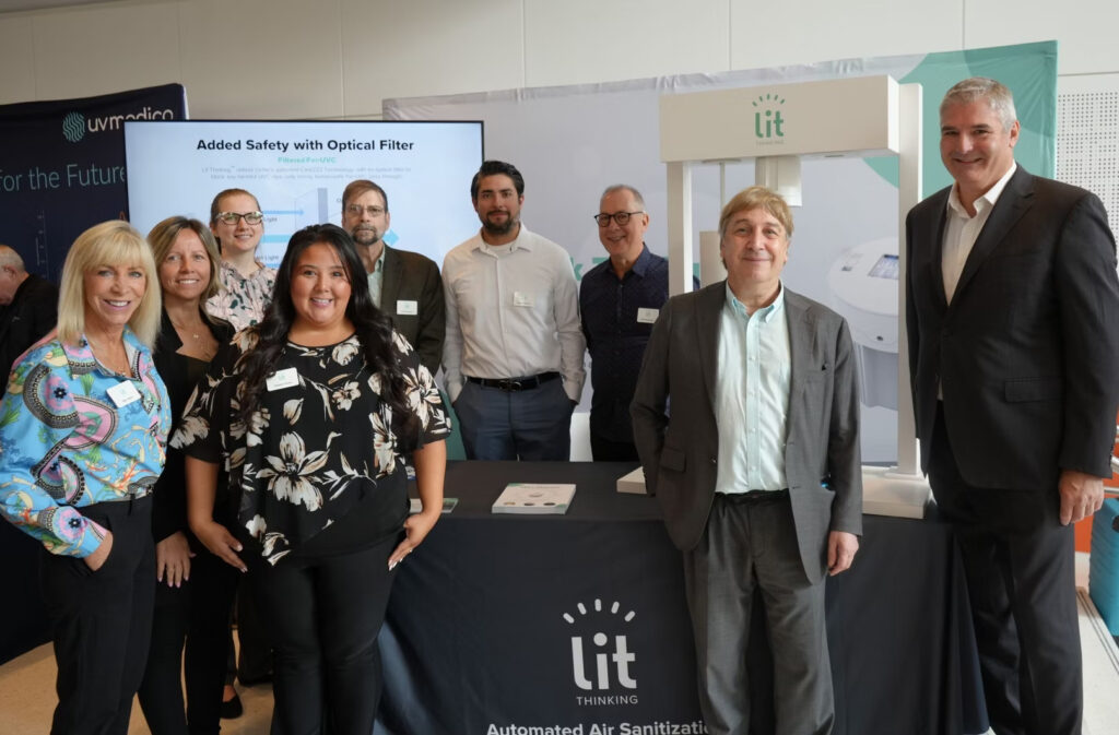 The Lit Thinking team, a sponsor for the First International Congress on Far-UVC Science & Technology at Columbia University Irving Medical Center.